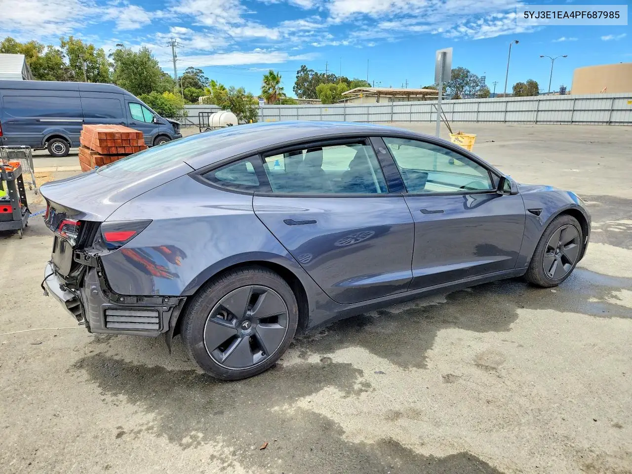 2023 Tesla Model 3 VIN: 5YJ3E1EA4PF687985 Lot: 61638266