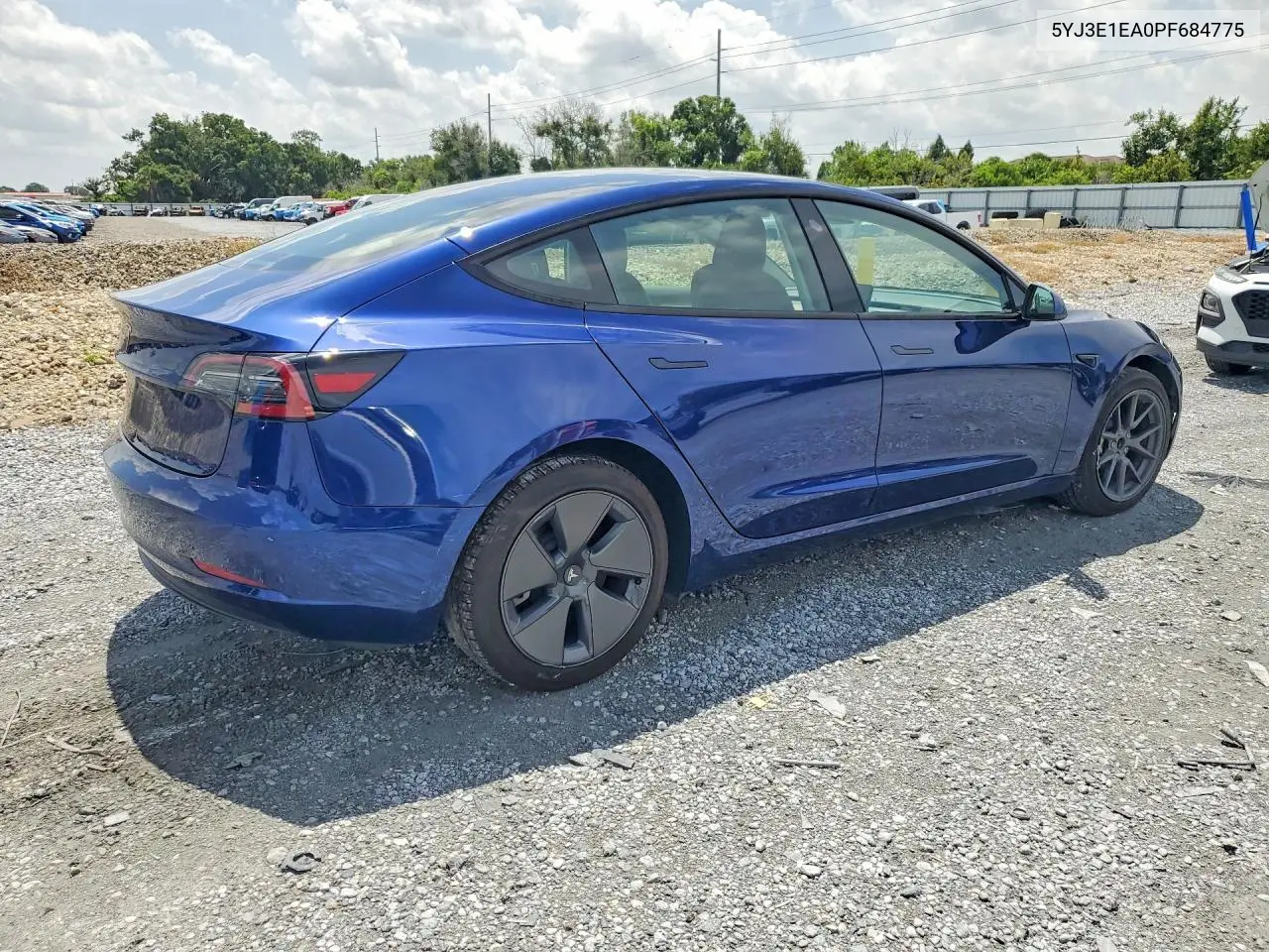 2023 Tesla Model 3 VIN: 5YJ3E1EA0PF684775 Lot: 61696836