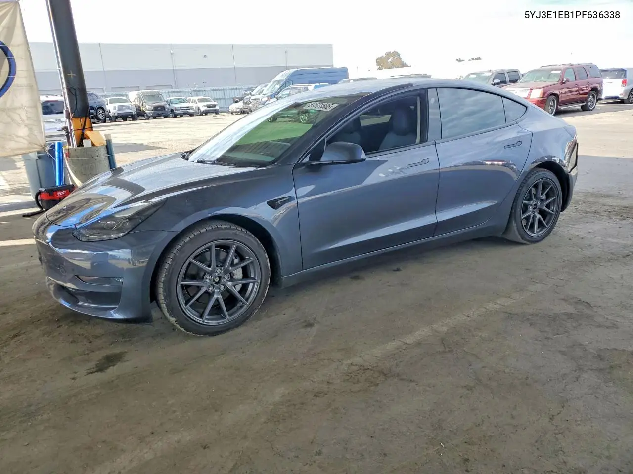 2023 Tesla Model 3 VIN: 5YJ3E1EB1PF636338 Lot: 61801806