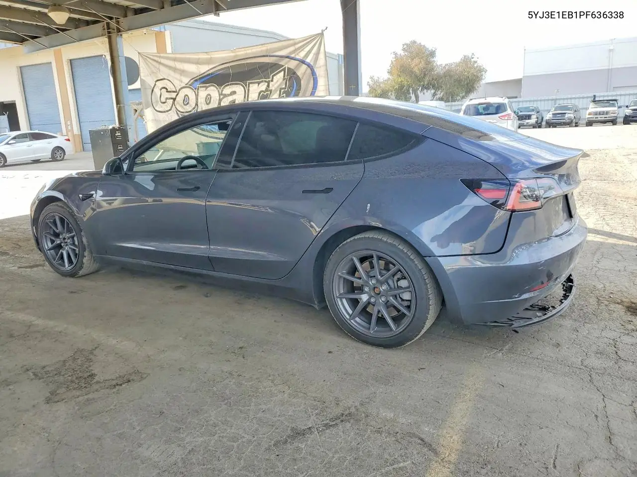 2023 Tesla Model 3 VIN: 5YJ3E1EB1PF636338 Lot: 61801806