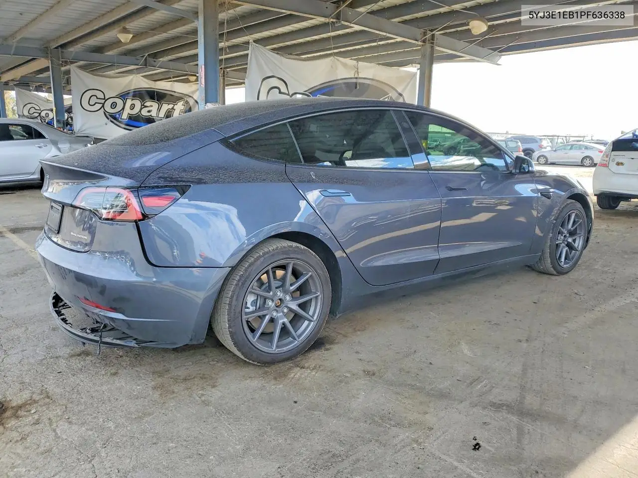 2023 Tesla Model 3 VIN: 5YJ3E1EB1PF636338 Lot: 61801806