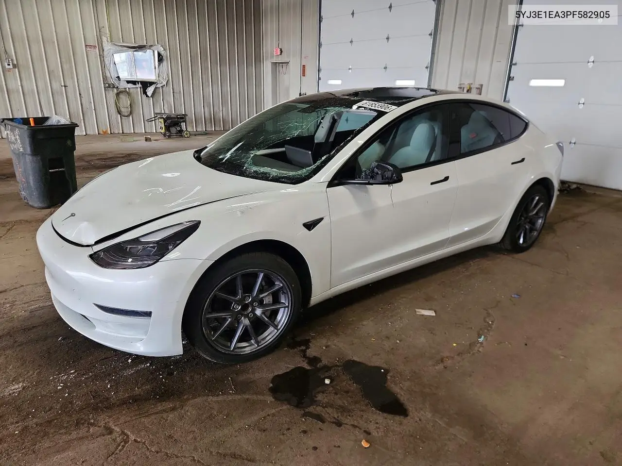 2023 Tesla Model 3 VIN: 5YJ3E1EA3PF582905 Lot: 61855906