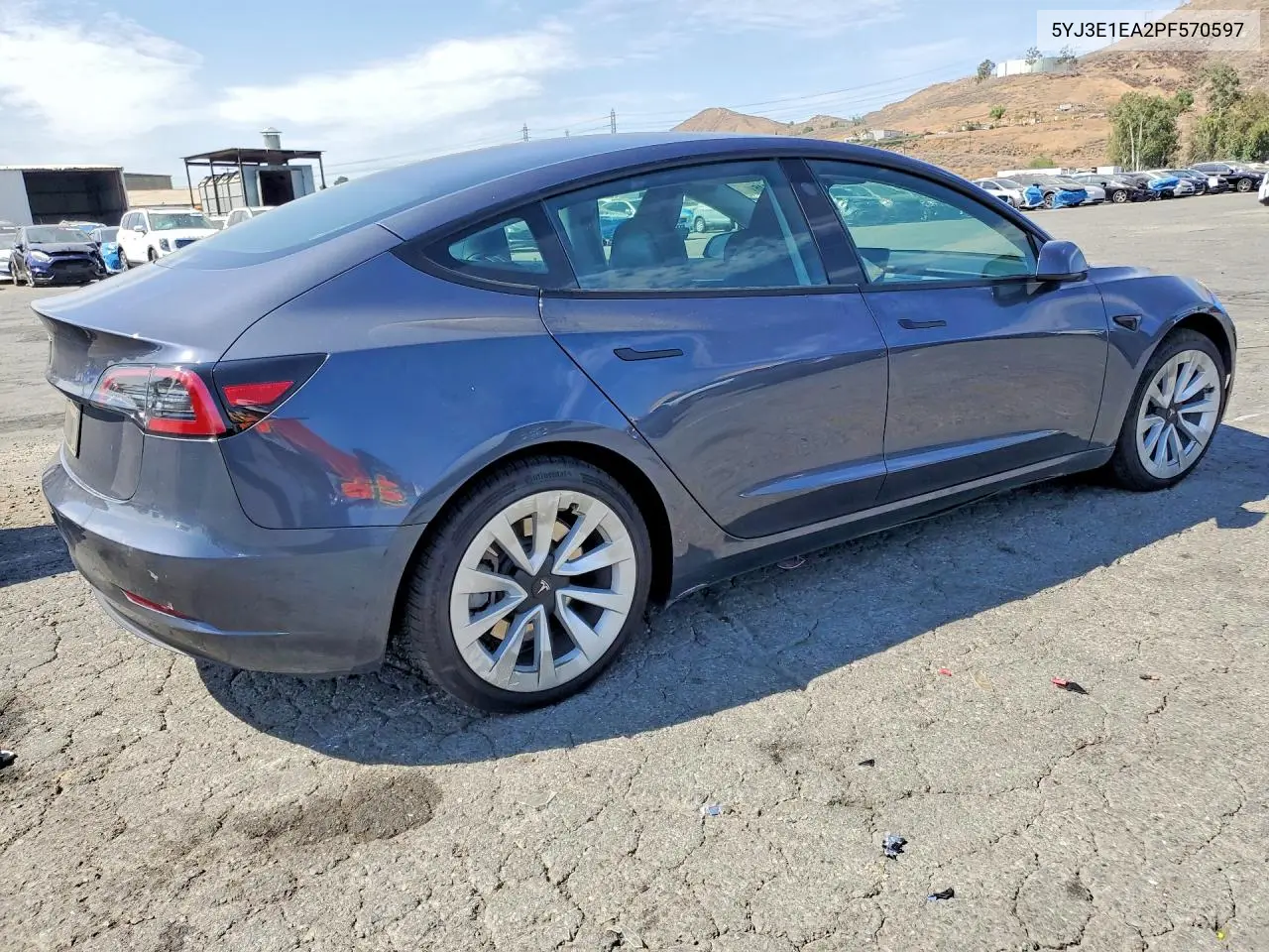 2023 Tesla Model 3 VIN: 5YJ3E1EA2PF570597 Lot: 61942446