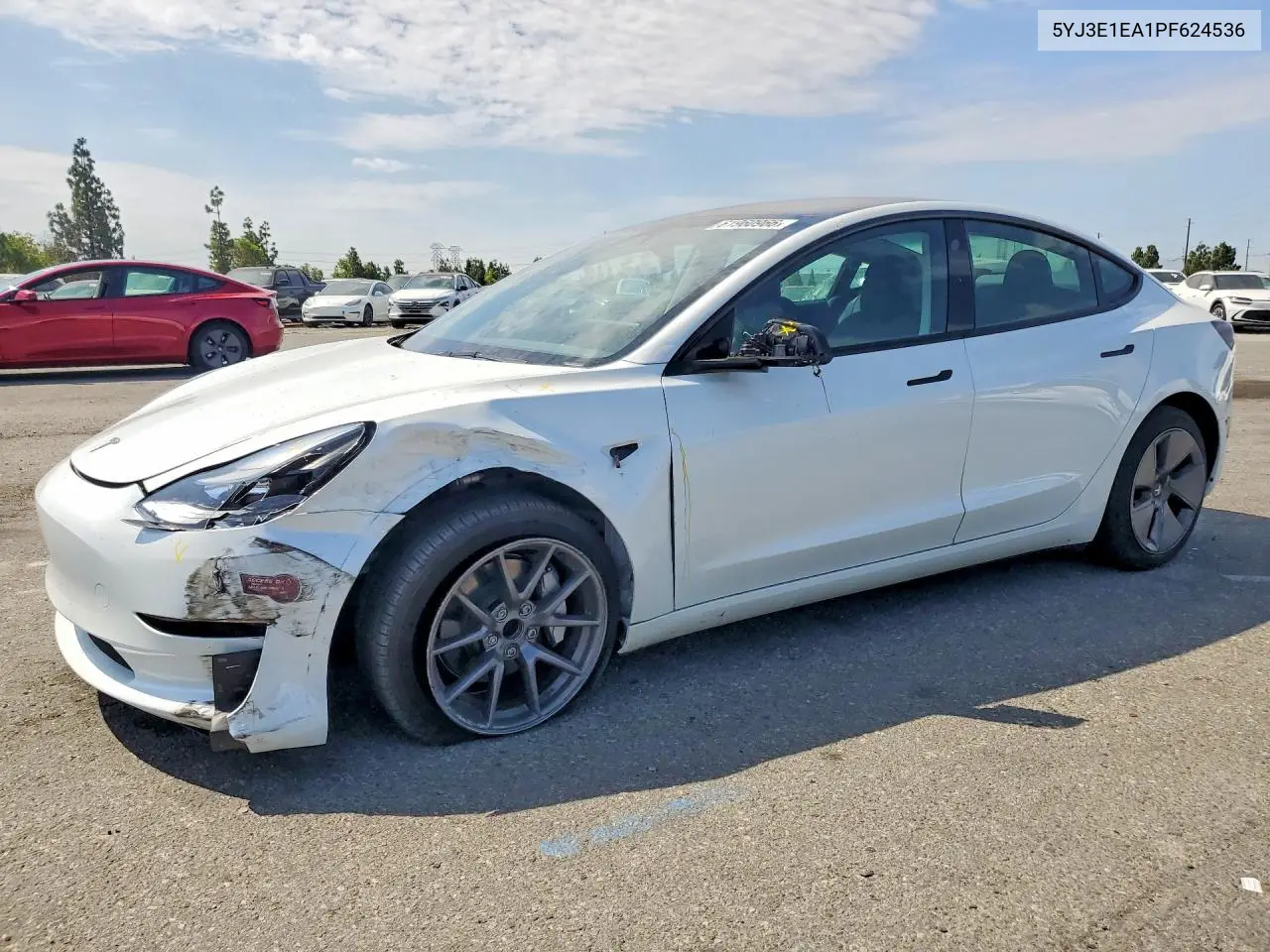 2023 Tesla Model 3 VIN: 5YJ3E1EA1PF624536 Lot: 61960966