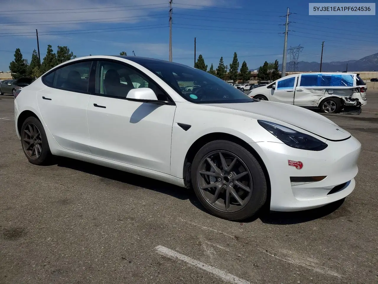 2023 Tesla Model 3 VIN: 5YJ3E1EA1PF624536 Lot: 61960966