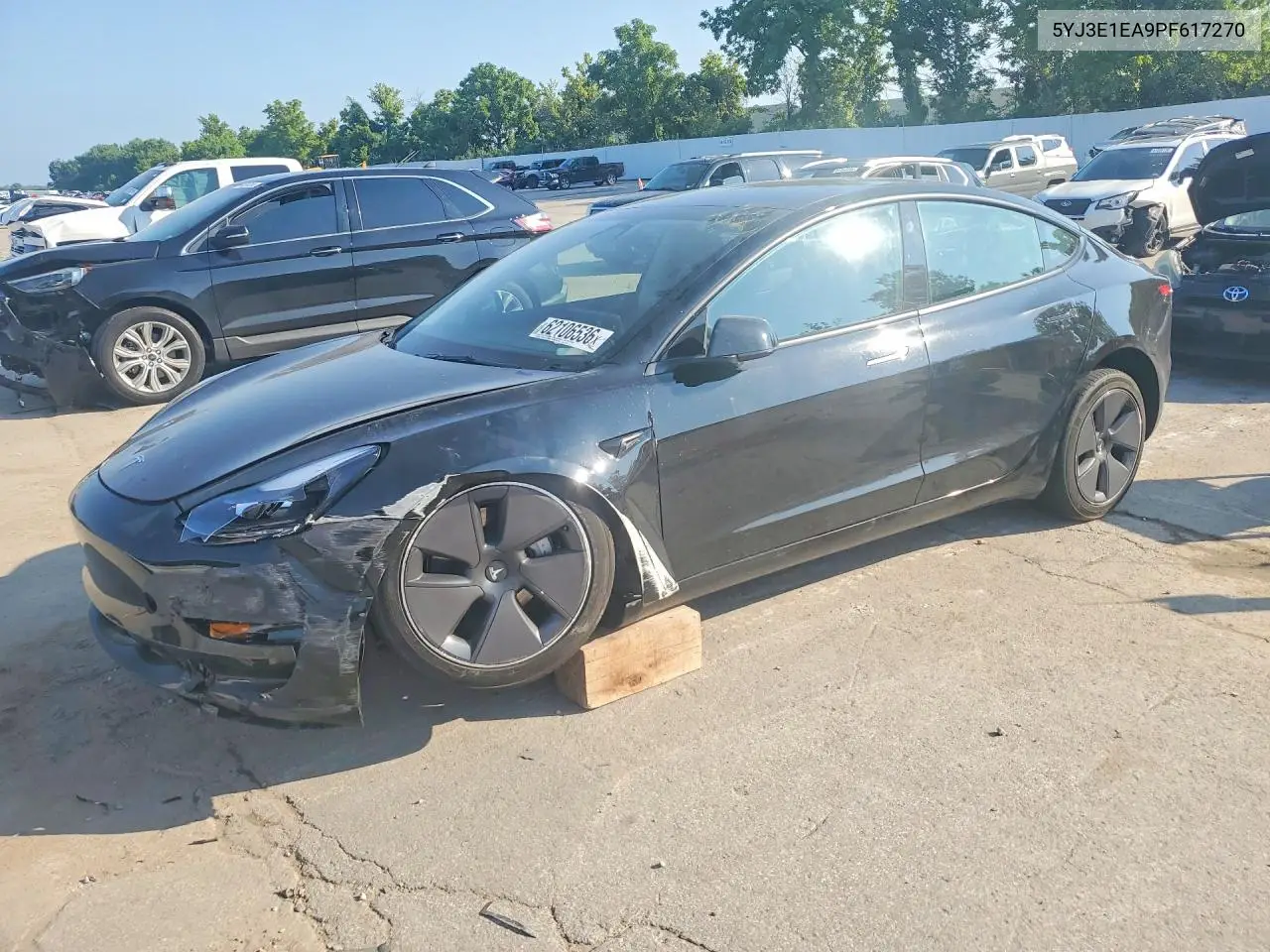 2023 Tesla Model 3 VIN: 5YJ3E1EA9PF617270 Lot: 62106536