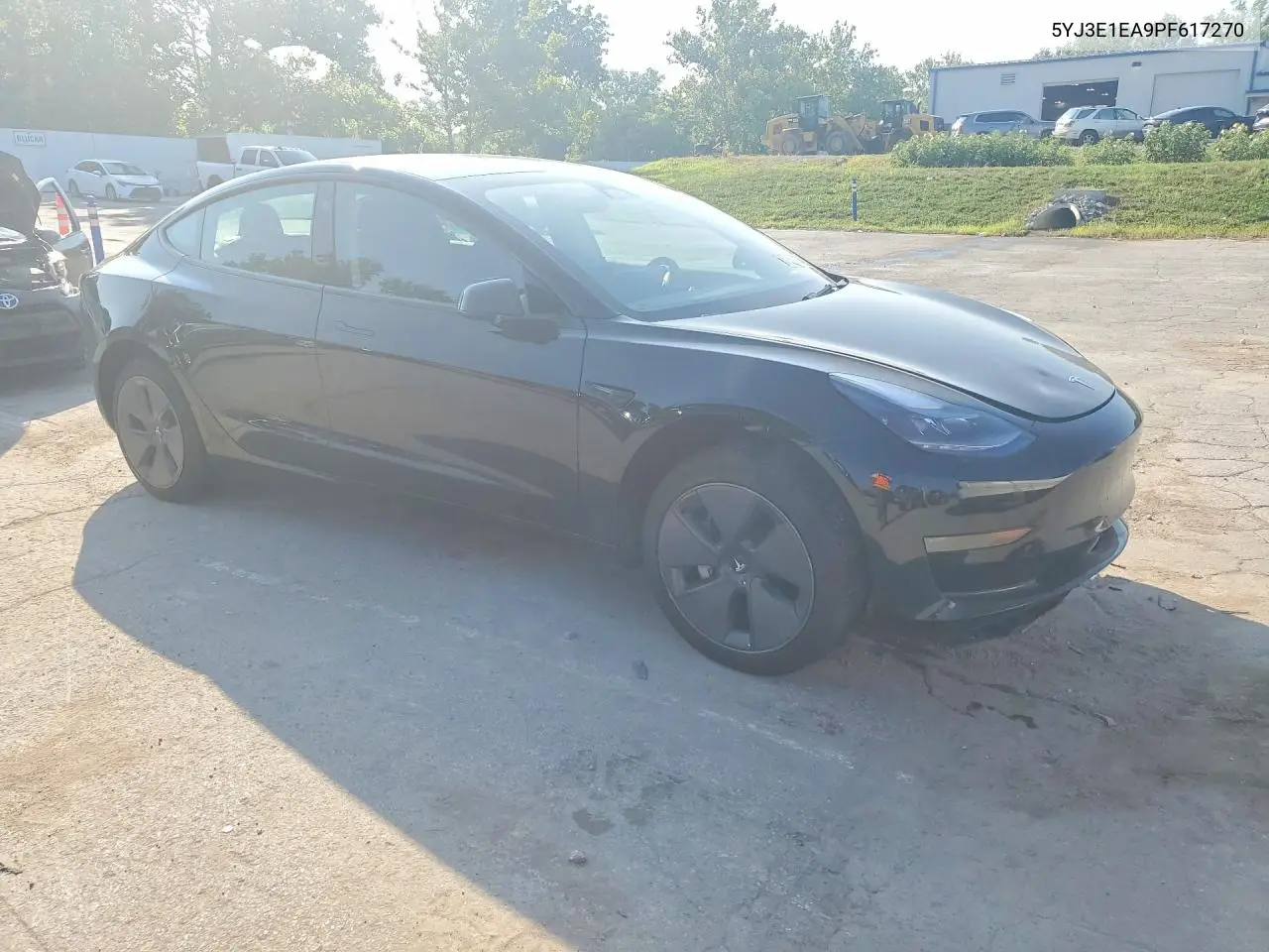 2023 Tesla Model 3 VIN: 5YJ3E1EA9PF617270 Lot: 62106536