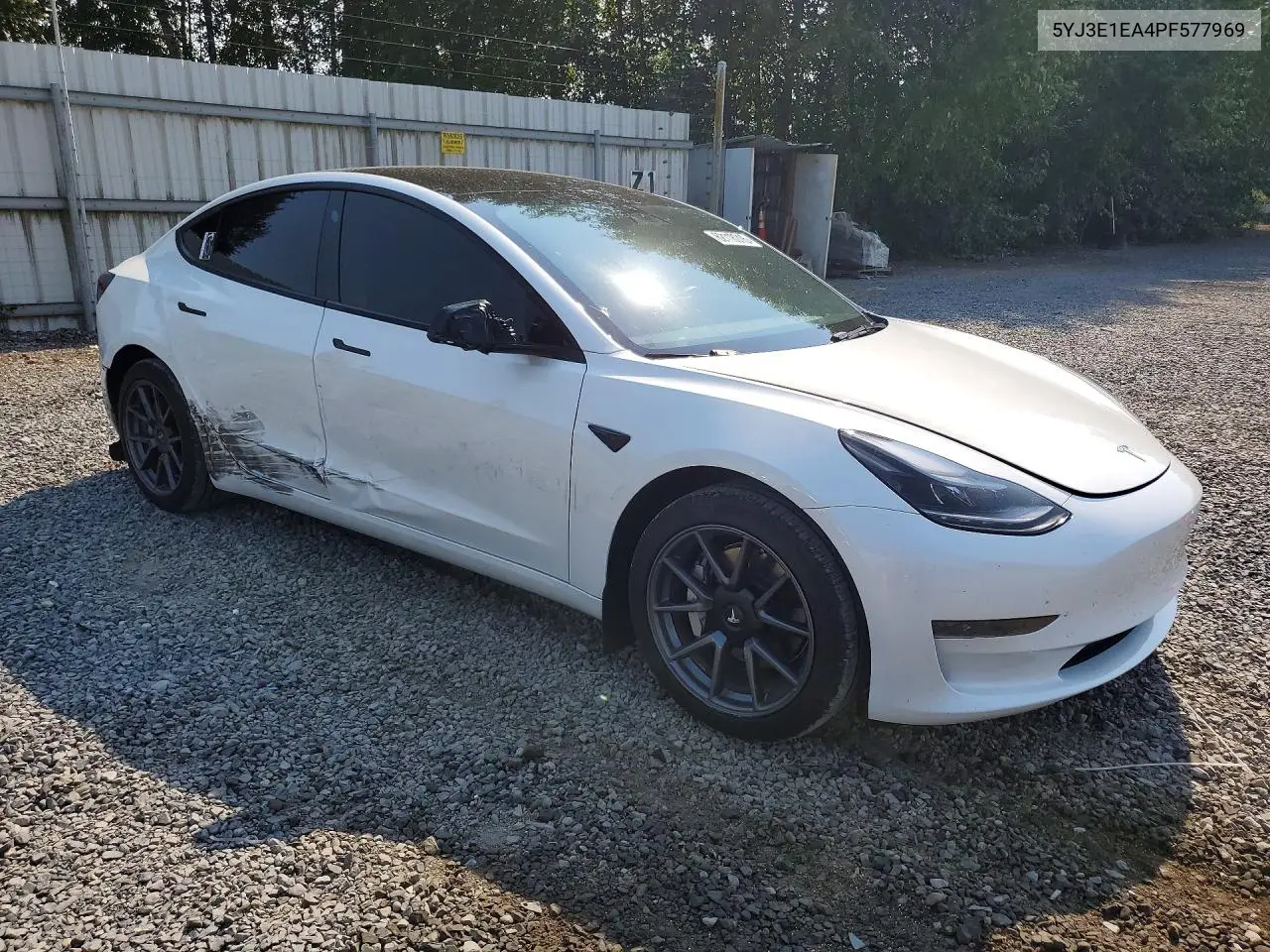 2023 Tesla Model 3 VIN: 5YJ3E1EA4PF577969 Lot: 62118016