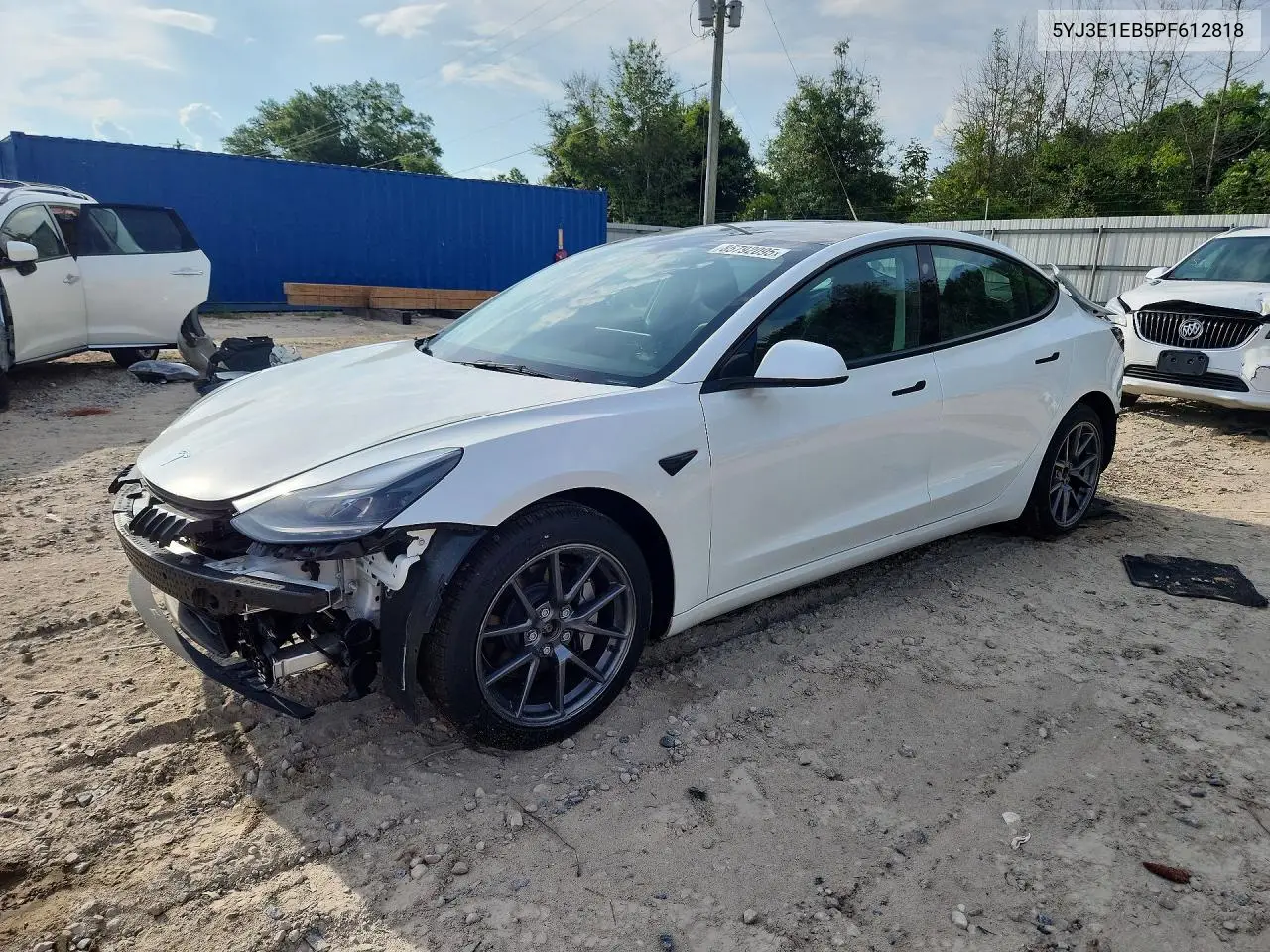 2023 Tesla Model 3 VIN: 5YJ3E1EB5PF612818 Lot: 85792095