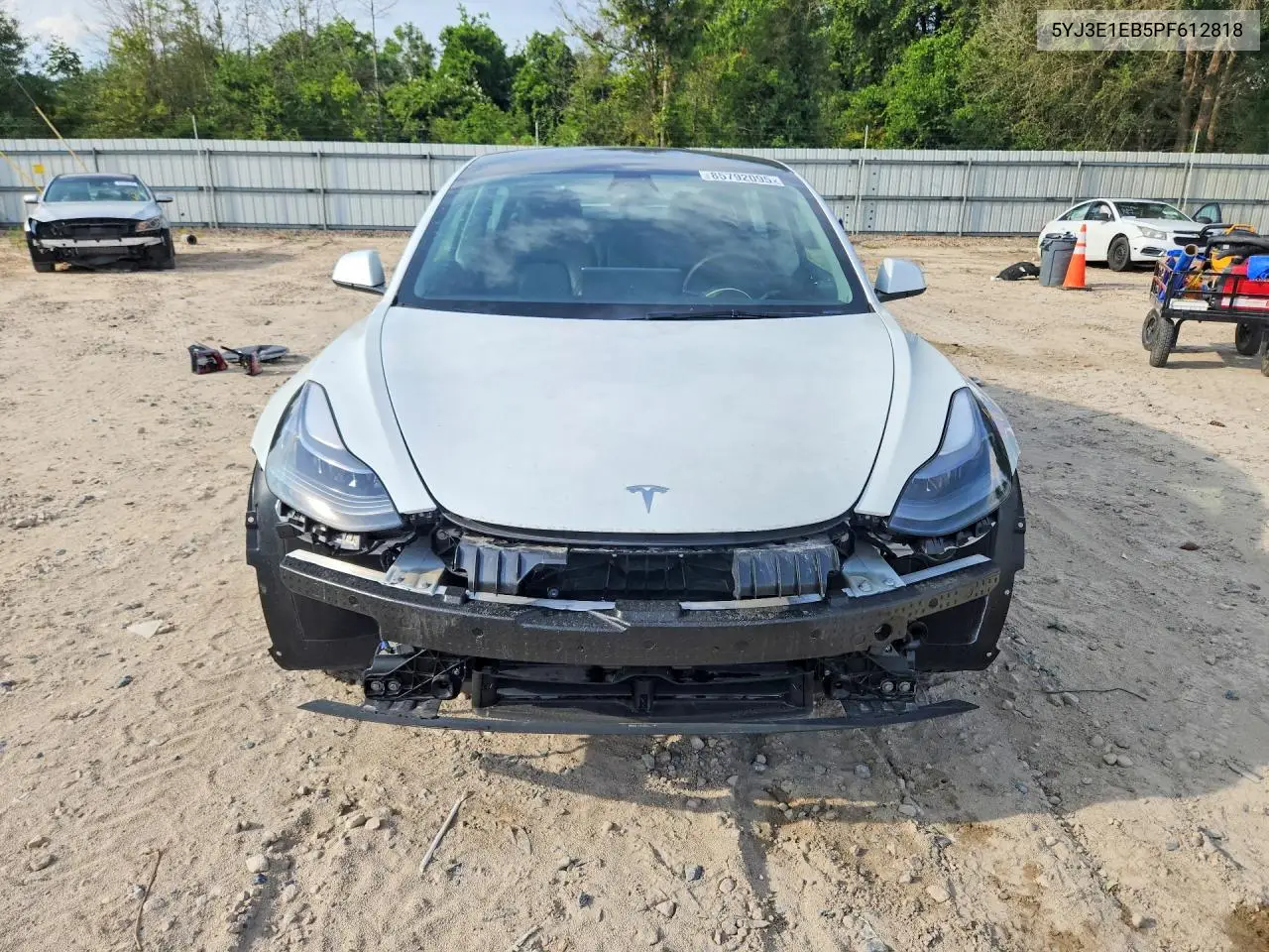 2023 Tesla Model 3 VIN: 5YJ3E1EB5PF612818 Lot: 85792095