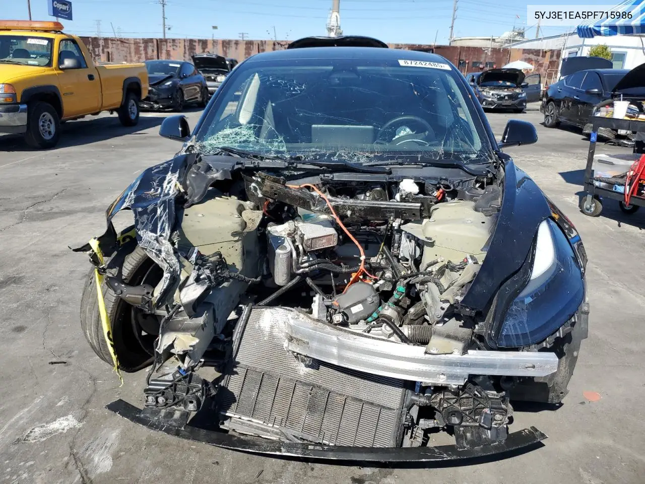 5YJ3E1EA5PF715986 2023 Tesla Model 3