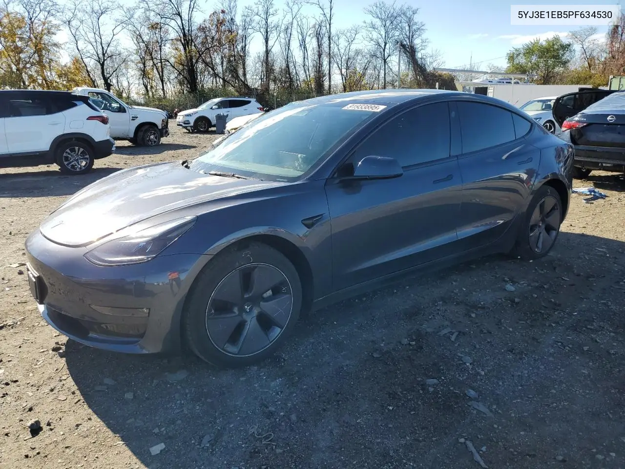 5YJ3E1EB5PF634530 2023 Tesla Model 3