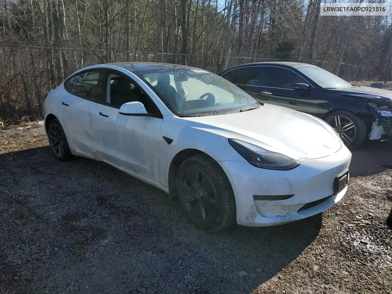 LRW3E1FA0PC921516 2023 Tesla Model 3