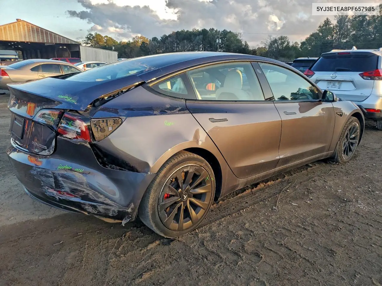 5YJ3E1EA8PF657985 2023 Tesla Model 3