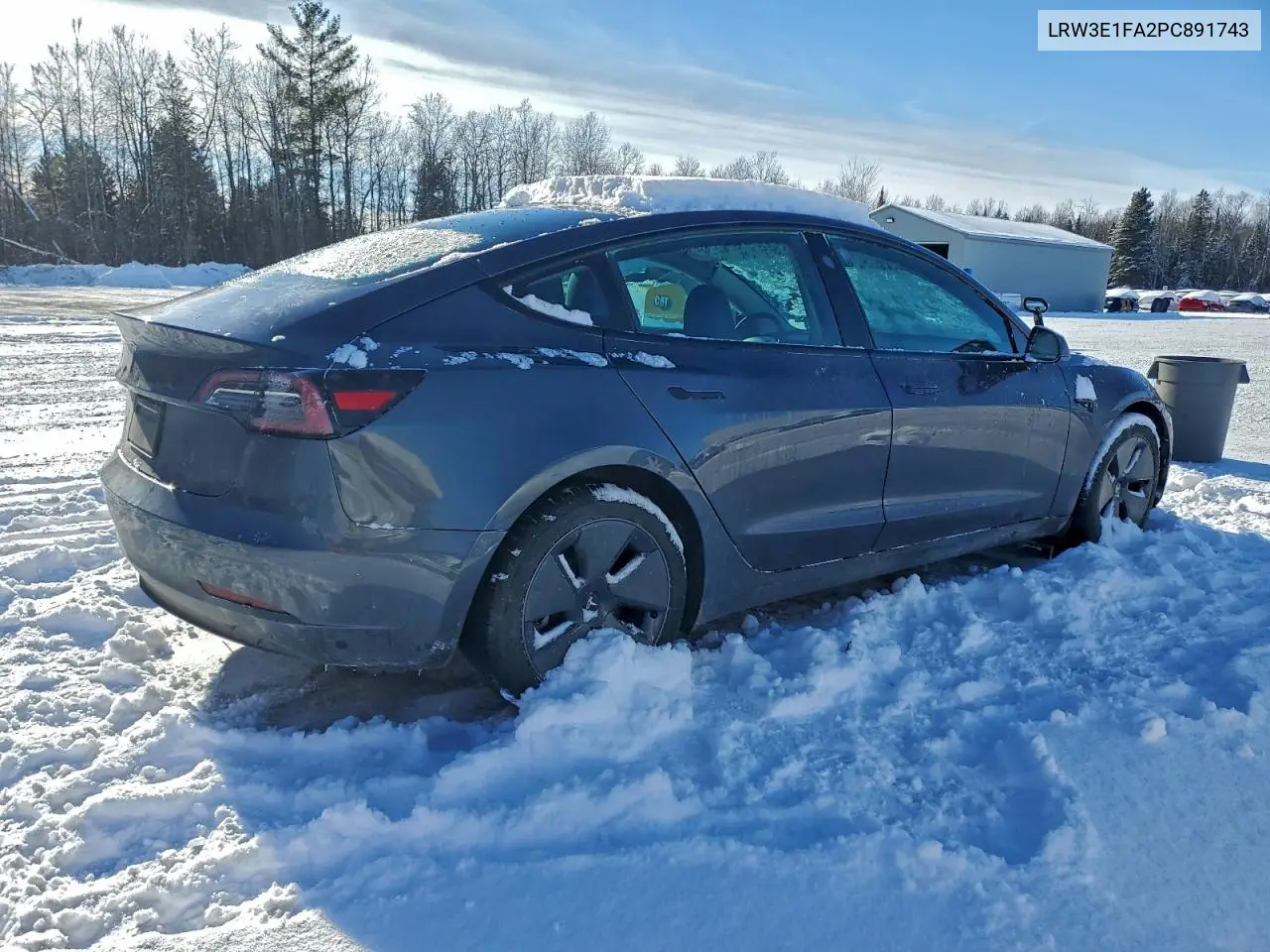 LRW3E1FA2PC891743 2023 Tesla Model 3