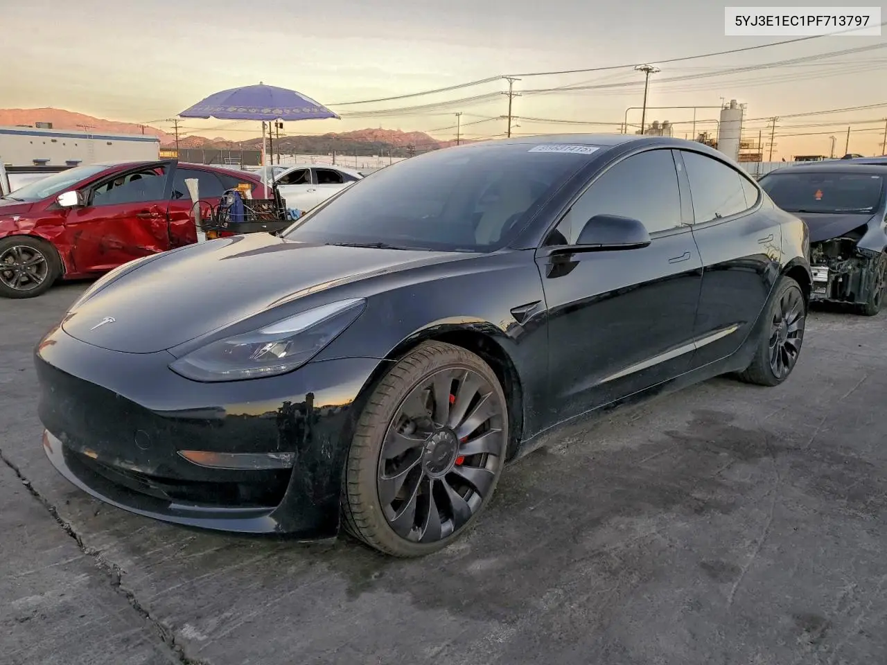 5YJ3E1EC1PF713797 2023 Tesla Model 3