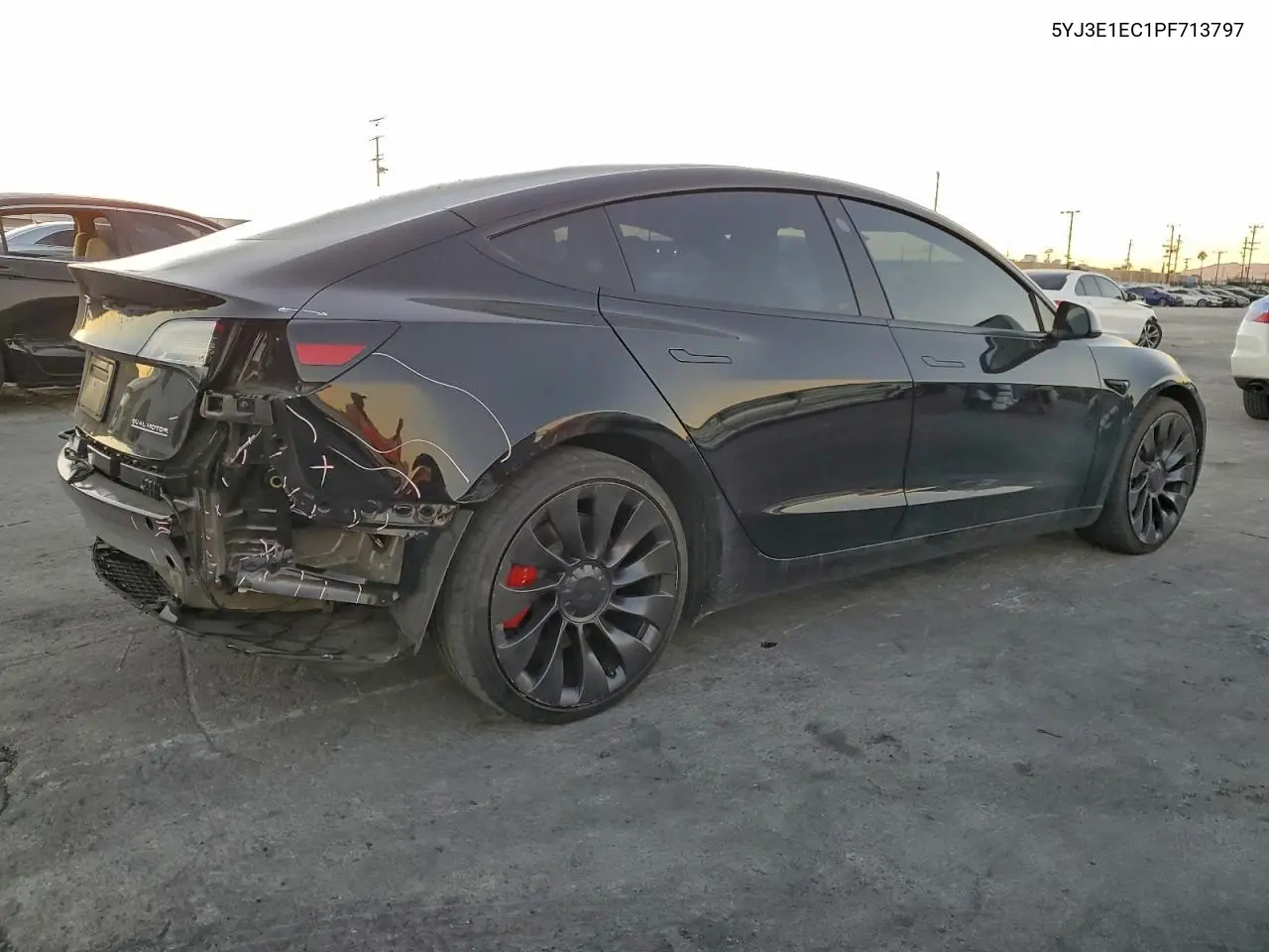 5YJ3E1EC1PF713797 2023 Tesla Model 3