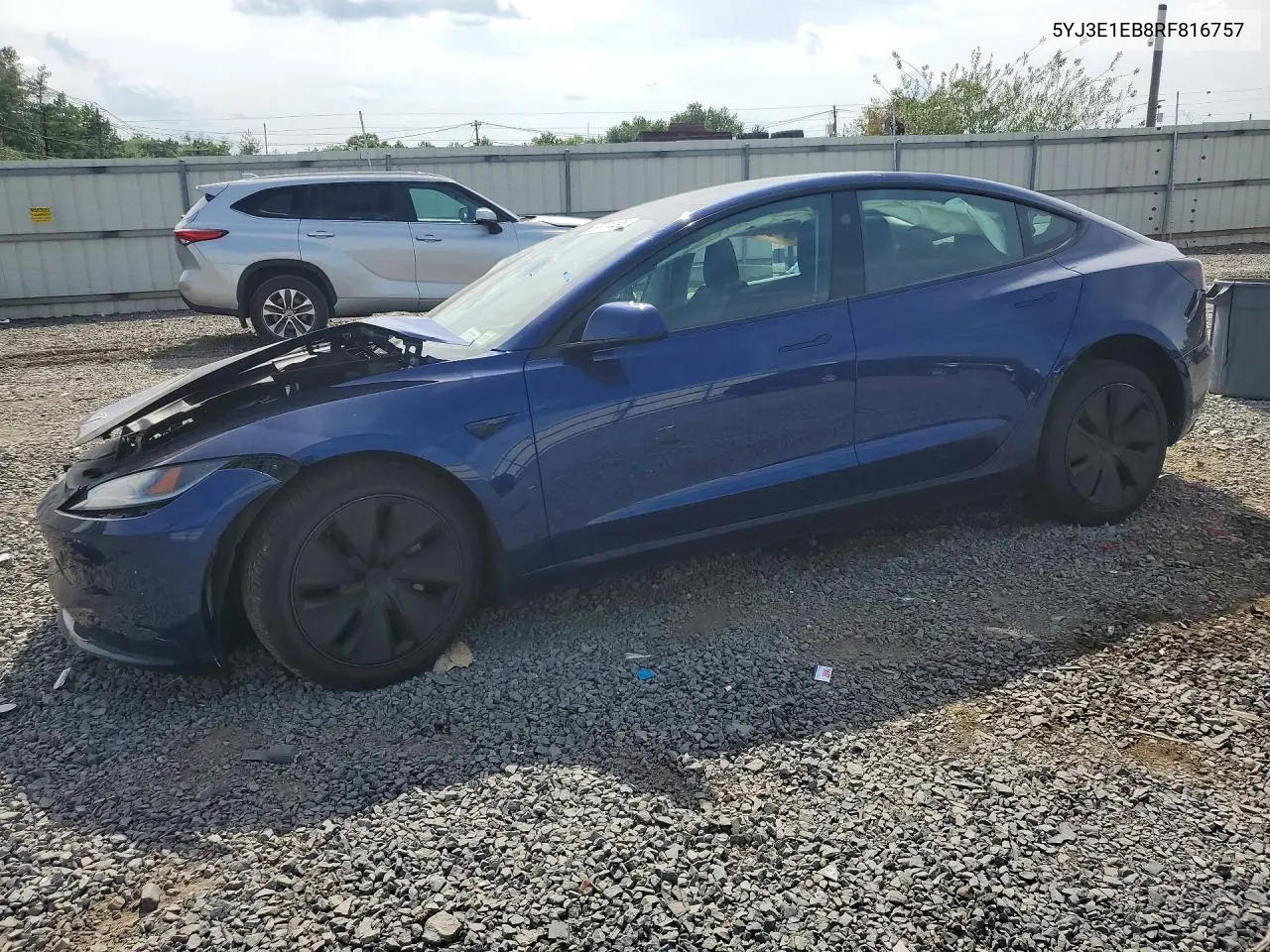 2024 Tesla Model 3 VIN: 5YJ3E1EB8RF816757 Lot: 56774496