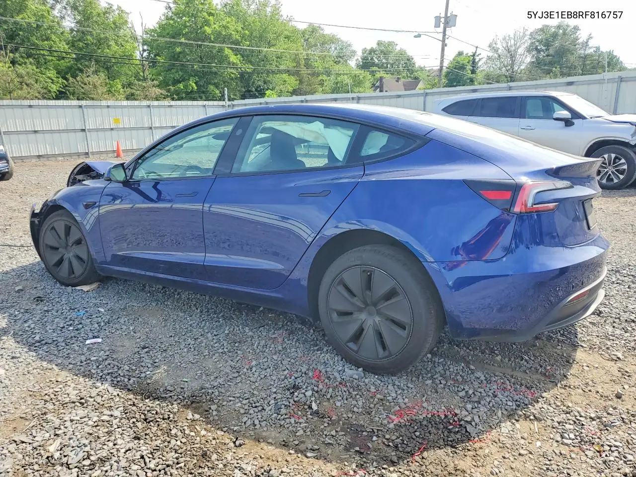 2024 Tesla Model 3 VIN: 5YJ3E1EB8RF816757 Lot: 56774496