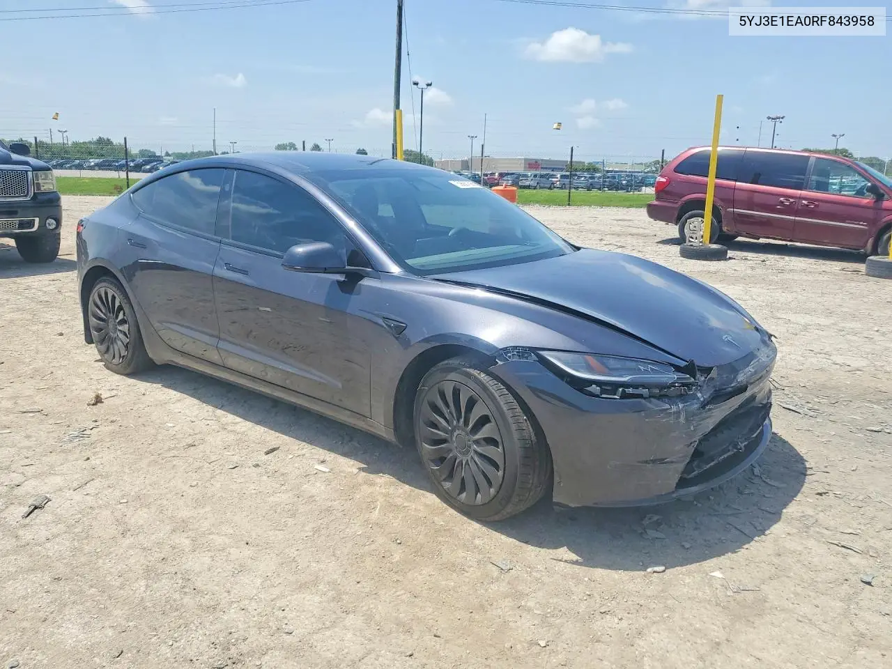 2024 Tesla Model 3 VIN: 5YJ3E1EA0RF843958 Lot: 59067506