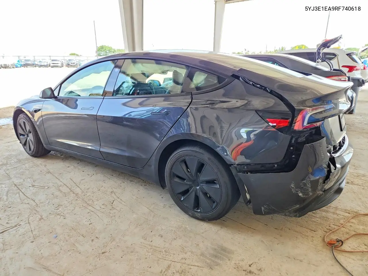2024 Tesla Model 3 VIN: 5YJ3E1EA9RF740618 Lot: 61146796
