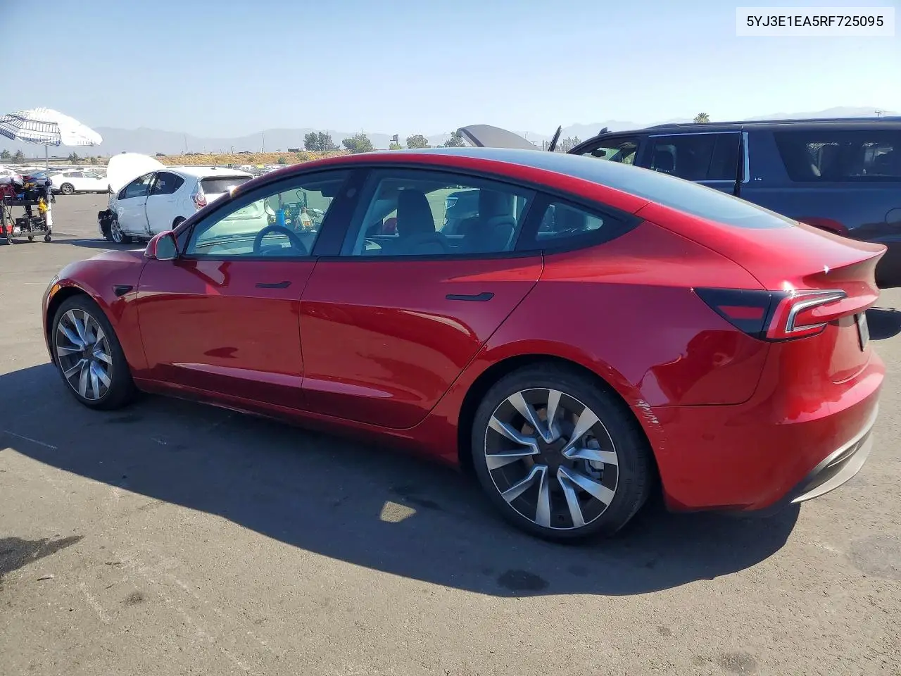 2024 Tesla Model 3 VIN: 5YJ3E1EA5RF725095 Lot: 61580056