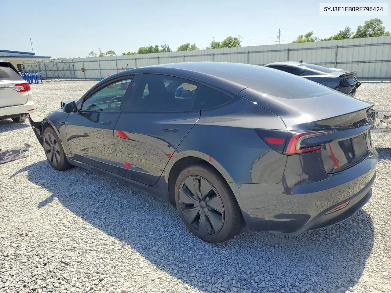 2024 Tesla Model 3 VIN: 5YJ3E1EB0RF796424 Lot: 61860096