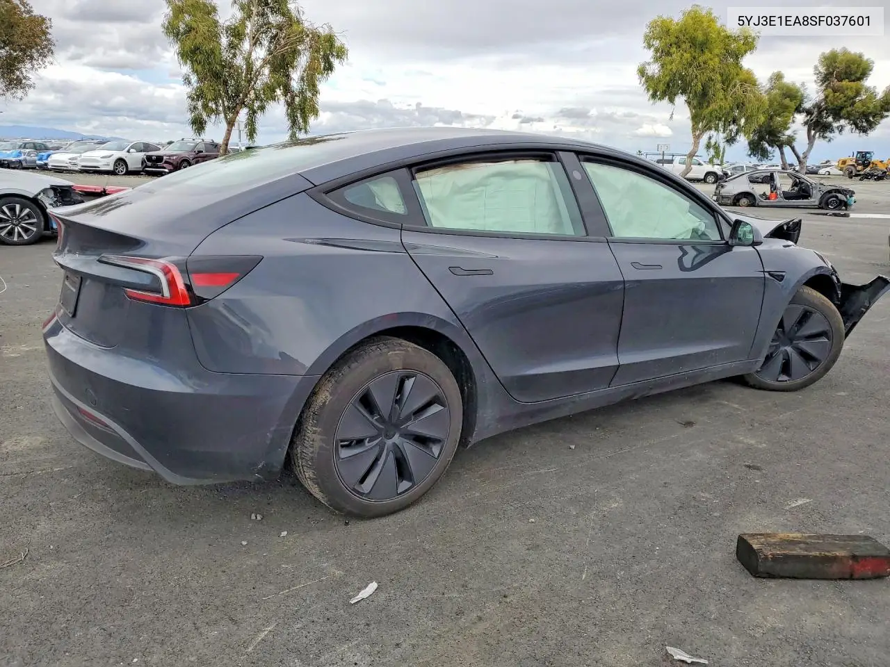 2025 Tesla Model 3 VIN: 5YJ3E1EA8SF037601 Lot: 50887586