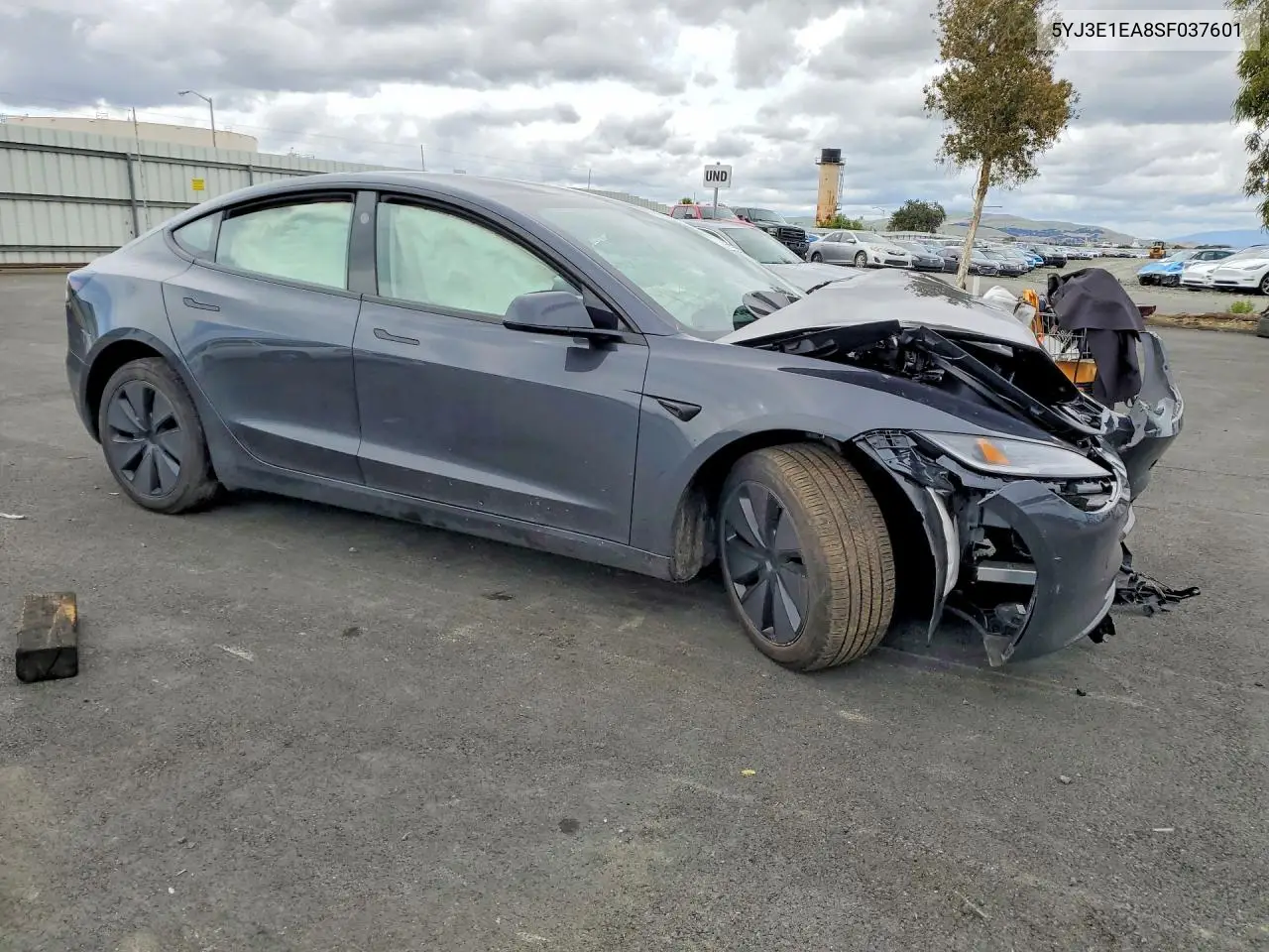 2025 Tesla Model 3 VIN: 5YJ3E1EA8SF037601 Lot: 50887586