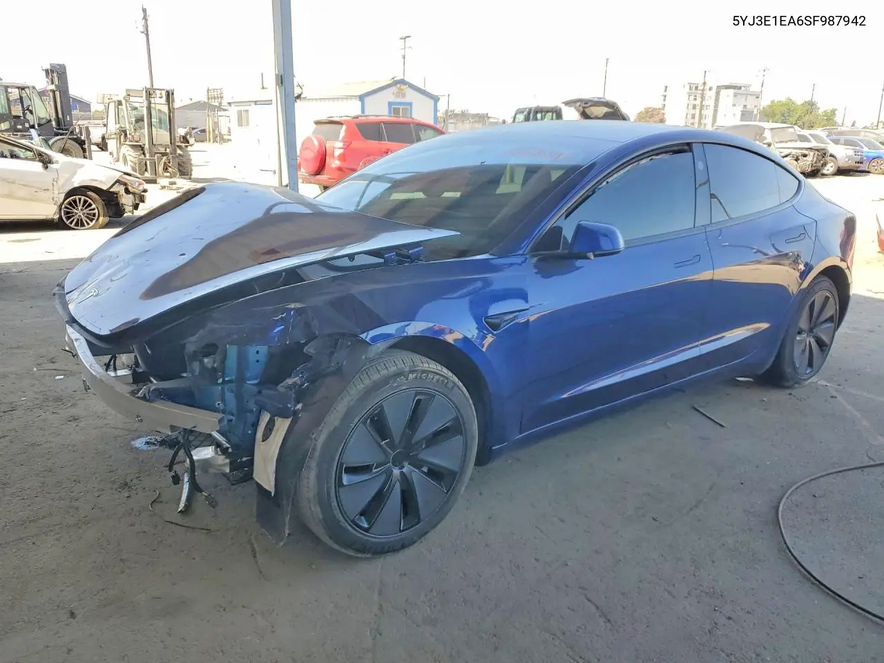 2025 Tesla Model 3 VIN: 5YJ3E1EA6SF987942 Lot: 56623636