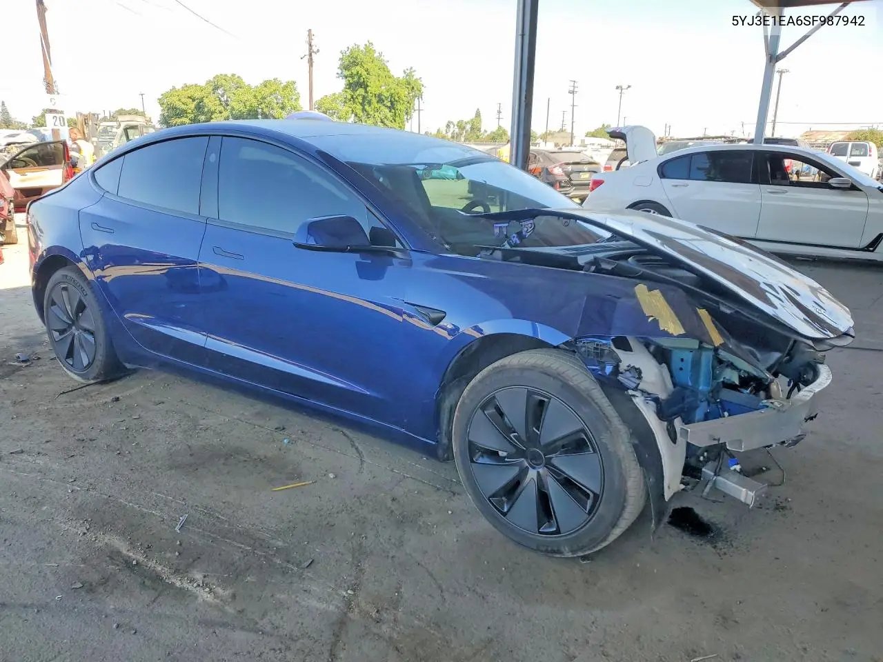 2025 Tesla Model 3 VIN: 5YJ3E1EA6SF987942 Lot: 56623636