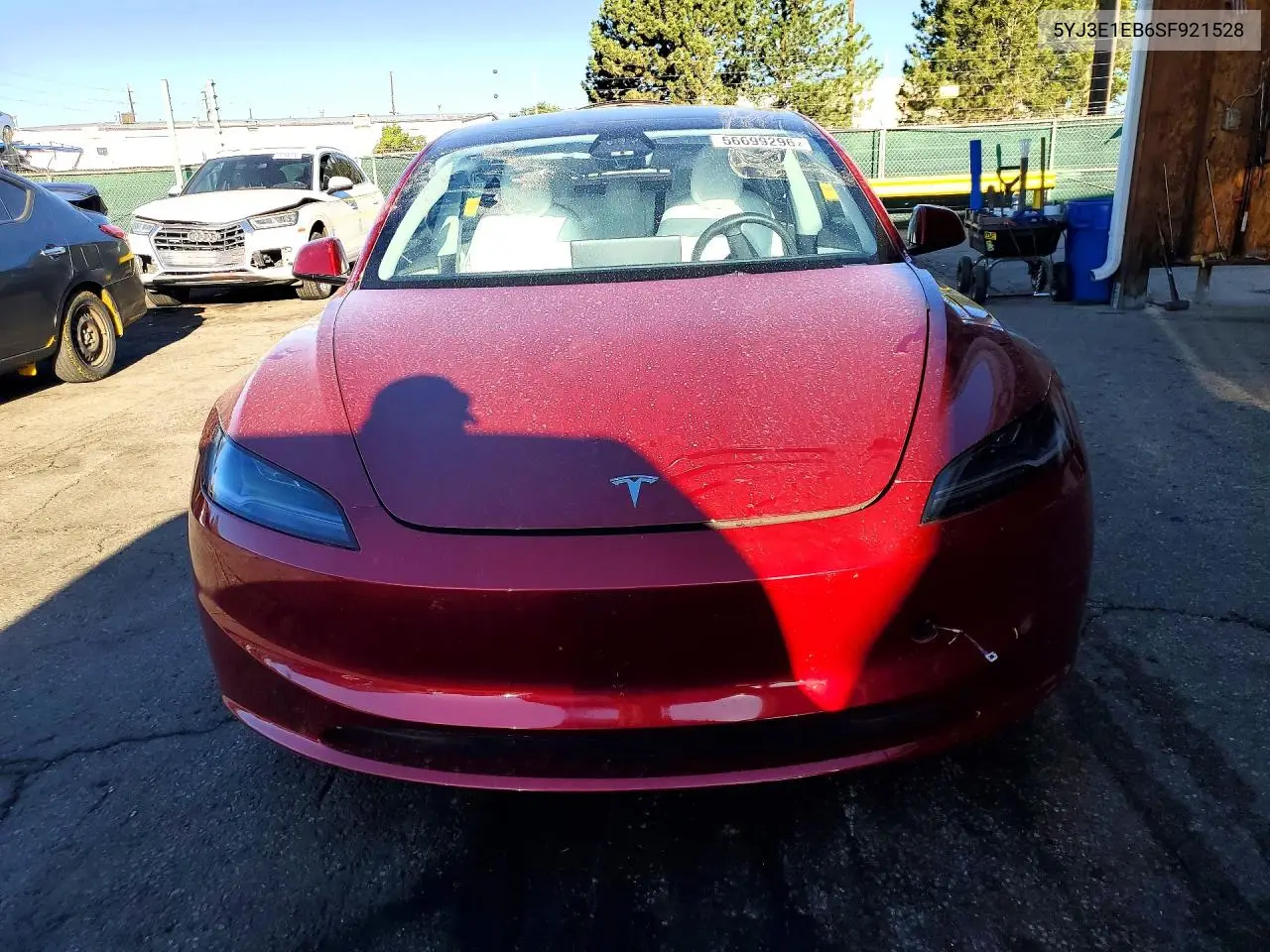 2025 Tesla Model 3 VIN: 5YJ3E1EB6SF921528 Lot: 56699296