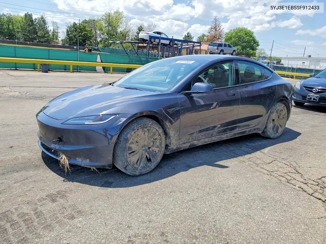 2025 Tesla Model 3 VIN: 5YJ3E1EB5SF912433 Lot: 58018506