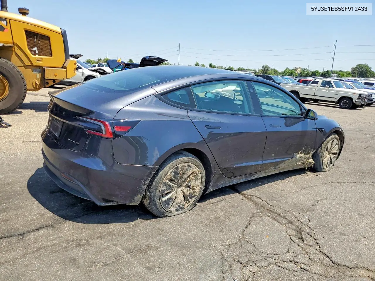 2025 Tesla Model 3 VIN: 5YJ3E1EB5SF912433 Lot: 58018506