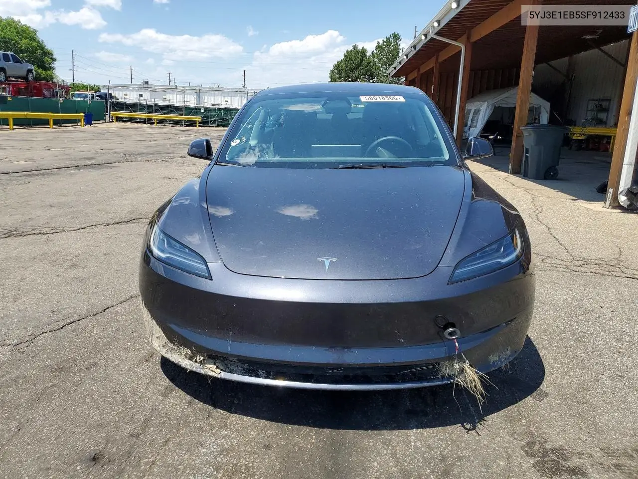 2025 Tesla Model 3 VIN: 5YJ3E1EB5SF912433 Lot: 58018506