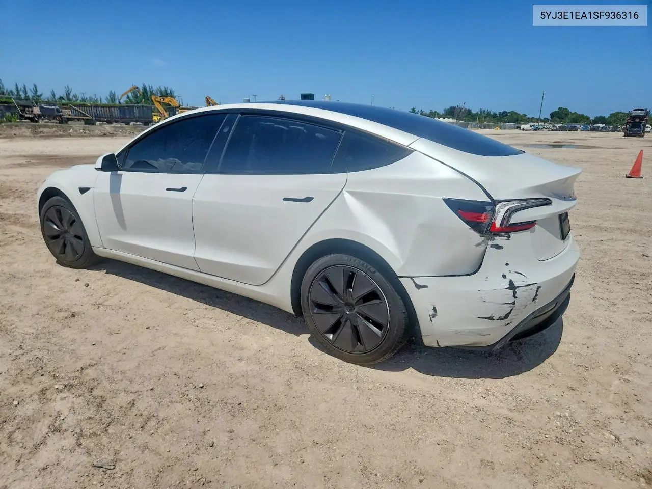 2025 Tesla Model 3 VIN: 5YJ3E1EA1SF936316 Lot: 59064356
