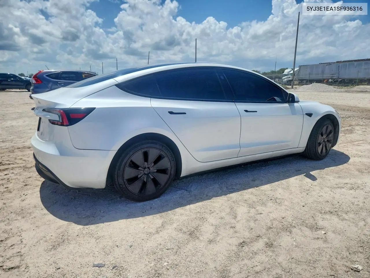 2025 Tesla Model 3 VIN: 5YJ3E1EA1SF936316 Lot: 59064356