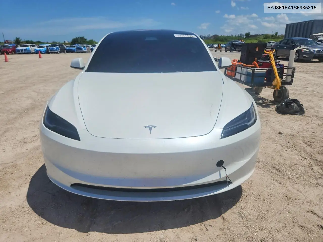 2025 Tesla Model 3 VIN: 5YJ3E1EA1SF936316 Lot: 59064356