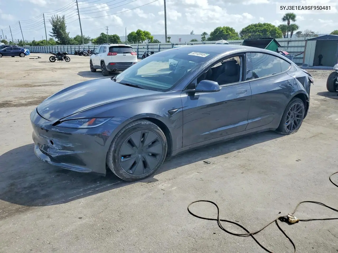 2025 Tesla Model 3 VIN: 5YJ3E1EA9SF950481 Lot: 60148946