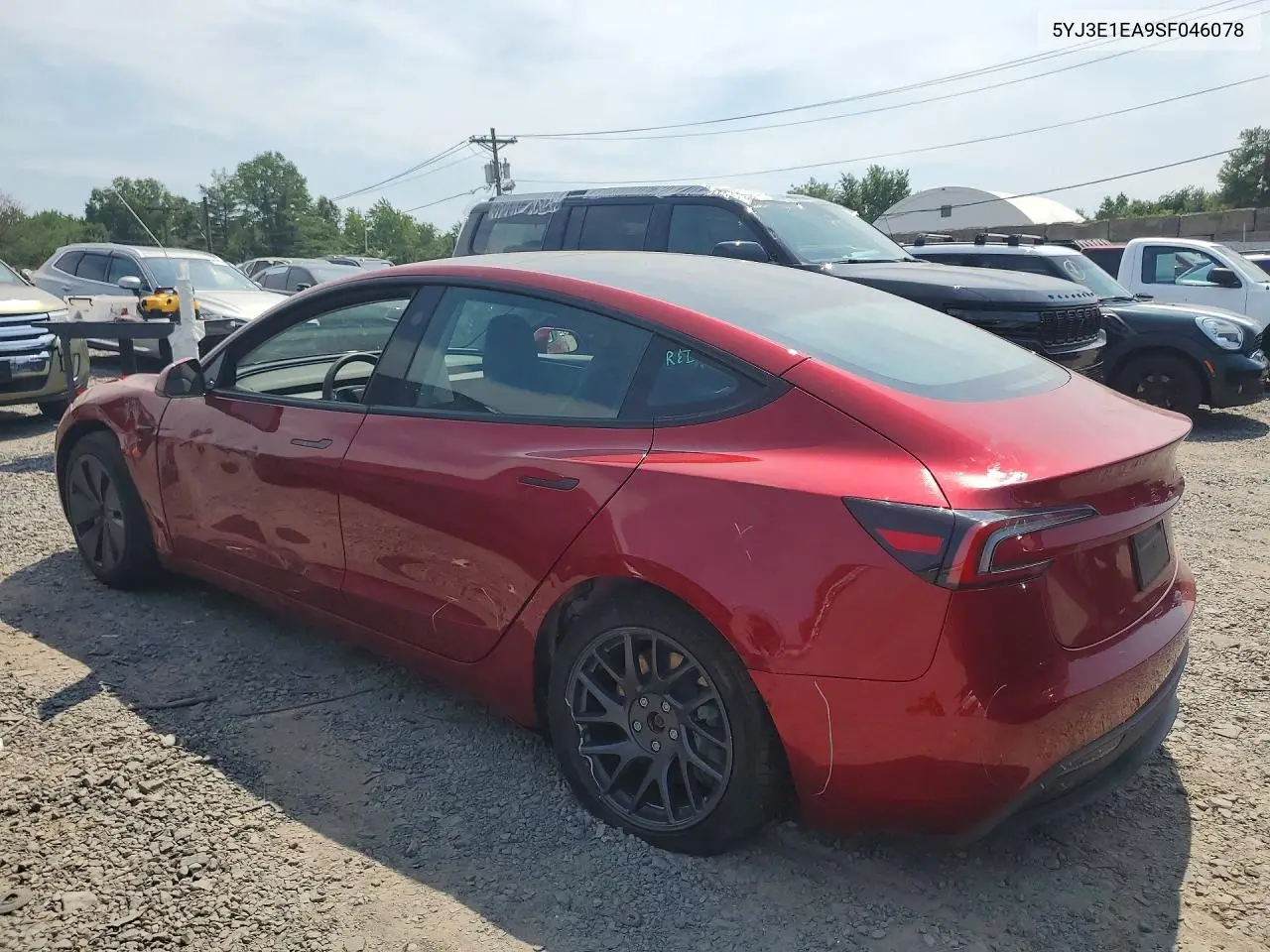 2025 Tesla Model 3 VIN: 5YJ3E1EA9SF046078 Lot: 61028046