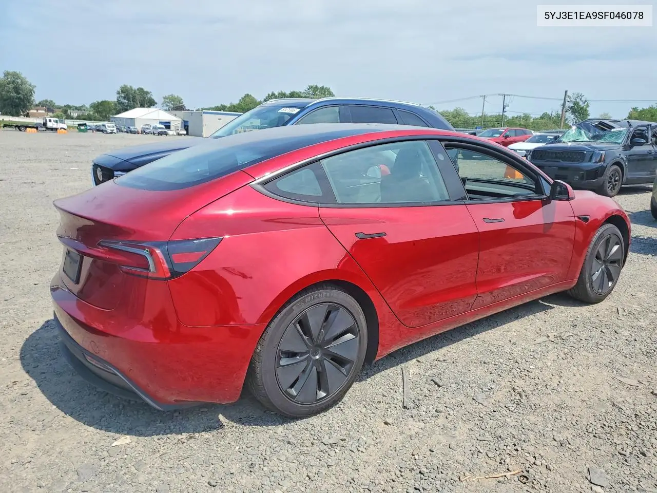 2025 Tesla Model 3 VIN: 5YJ3E1EA9SF046078 Lot: 61028046
