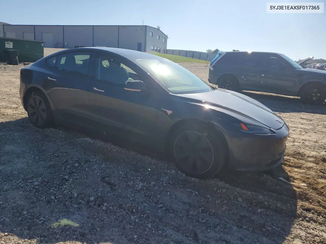 2025 Tesla Model 3 VIN: 5YJ3E1EAXSF017365 Lot: 61393456