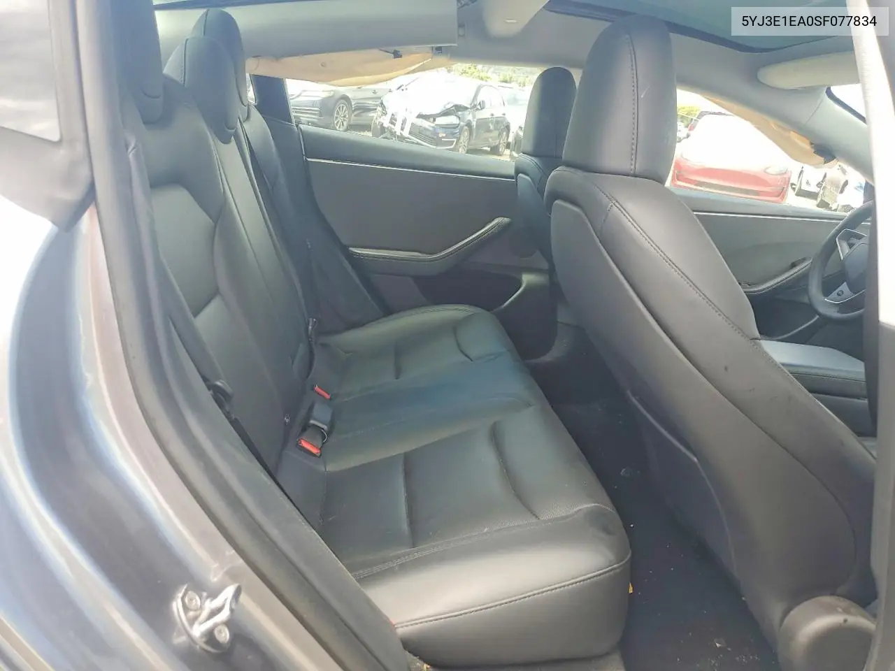 2025 Tesla Model 3 VIN: 5YJ3E1EA0SF077834 Lot: 61446086