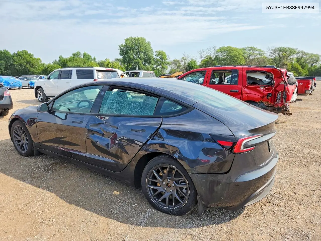2025 Tesla Model 3 VIN: 5YJ3E1EB8SF997994 Lot: 61589636