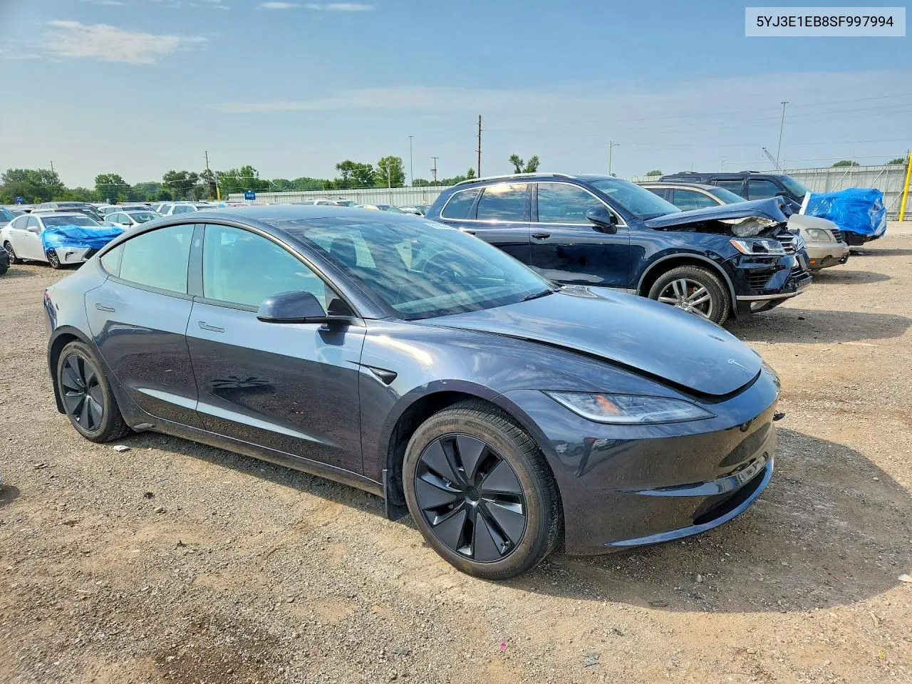 2025 Tesla Model 3 VIN: 5YJ3E1EB8SF997994 Lot: 61589636