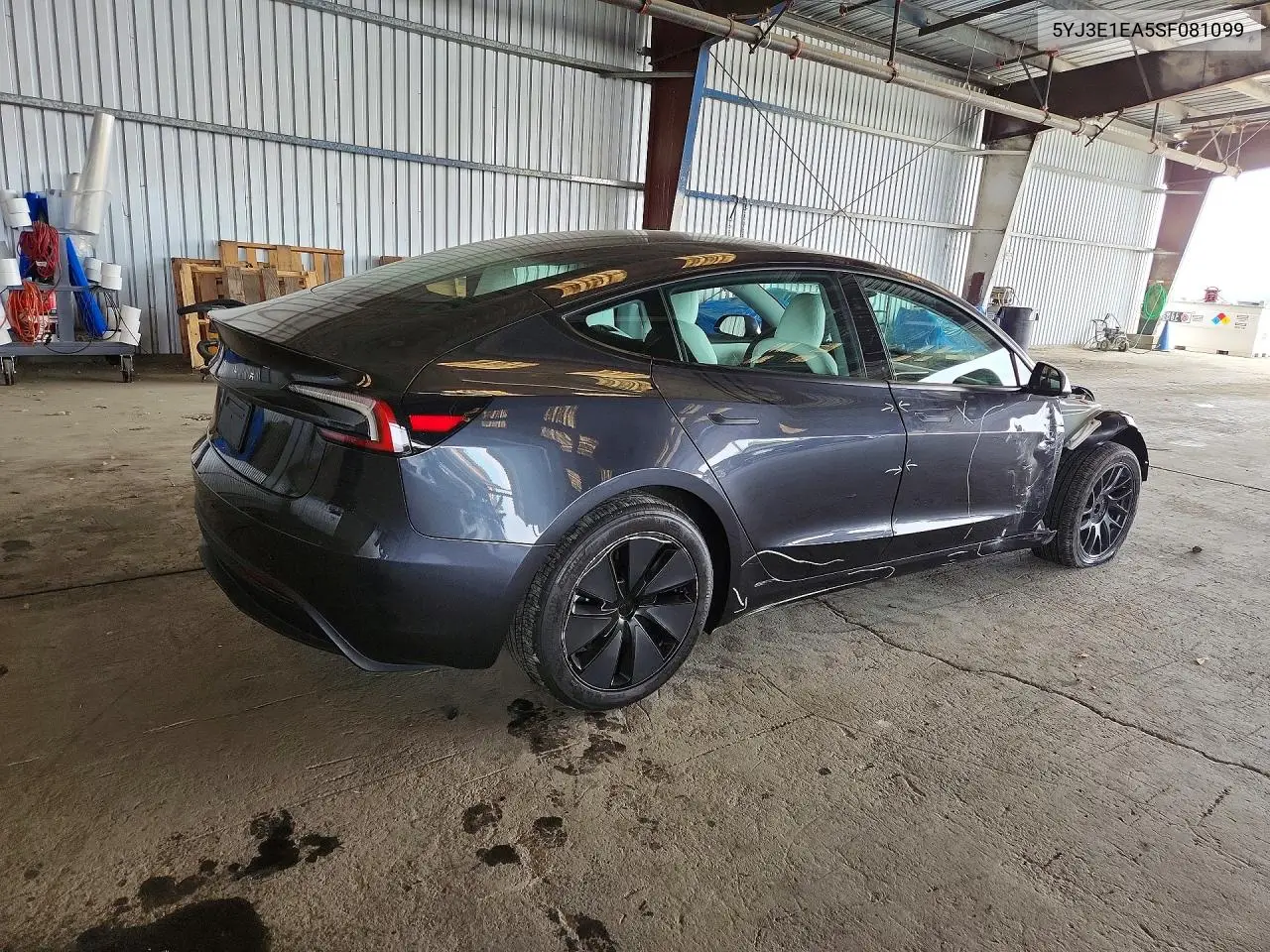 2025 Tesla Model 3 VIN: 5YJ3E1EA5SF081099 Lot: 61593856