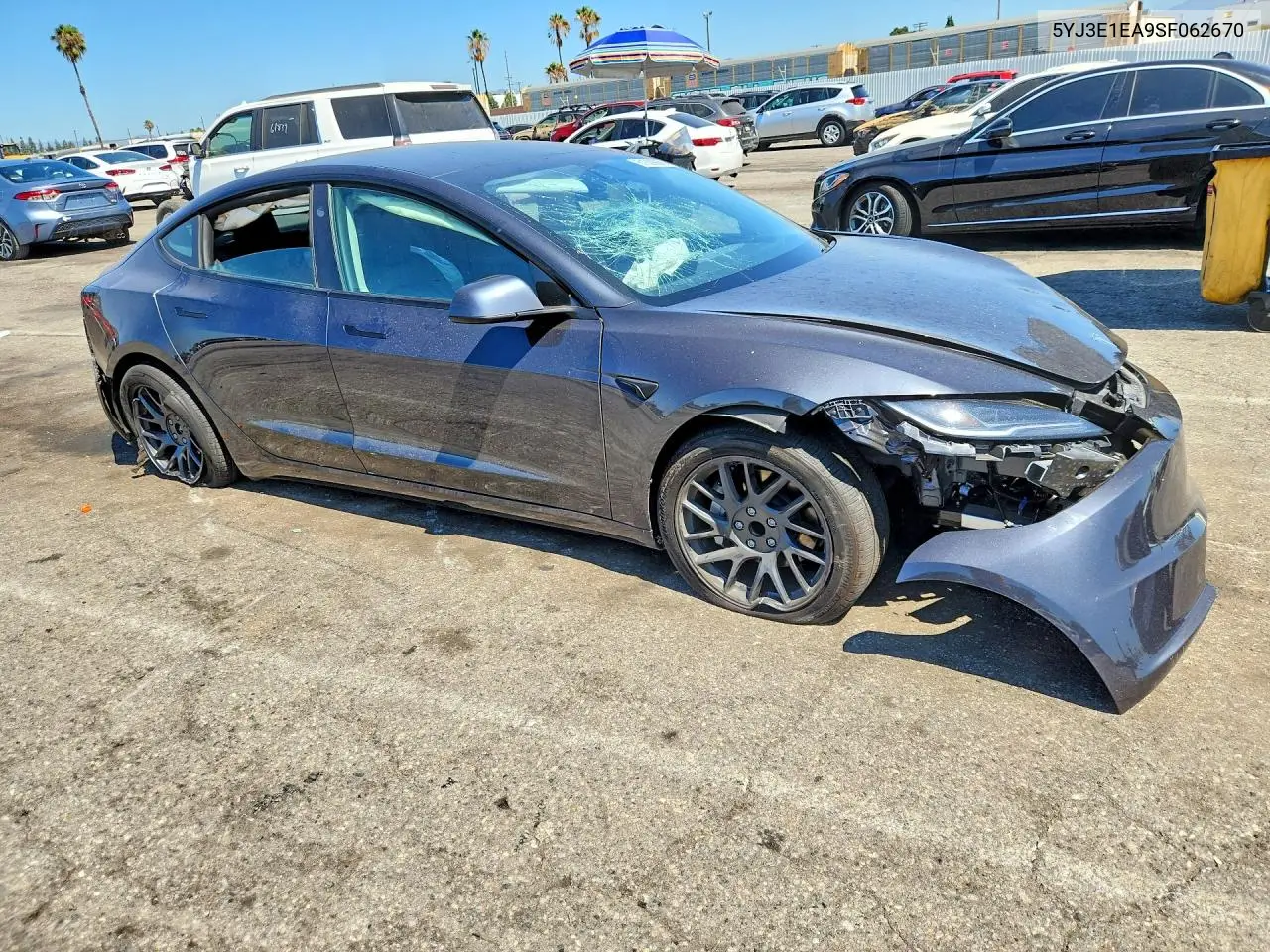 2025 Tesla Model 3 VIN: 5YJ3E1EA9SF062670 Lot: 61639056