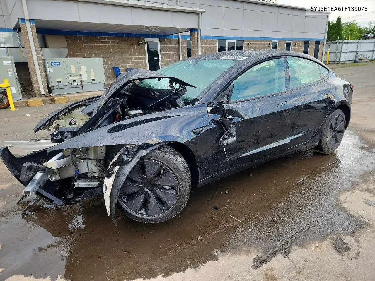 2026 Tesla Model 3 VIN: 5YJ3E1EA6TF139075 Lot: 56761886