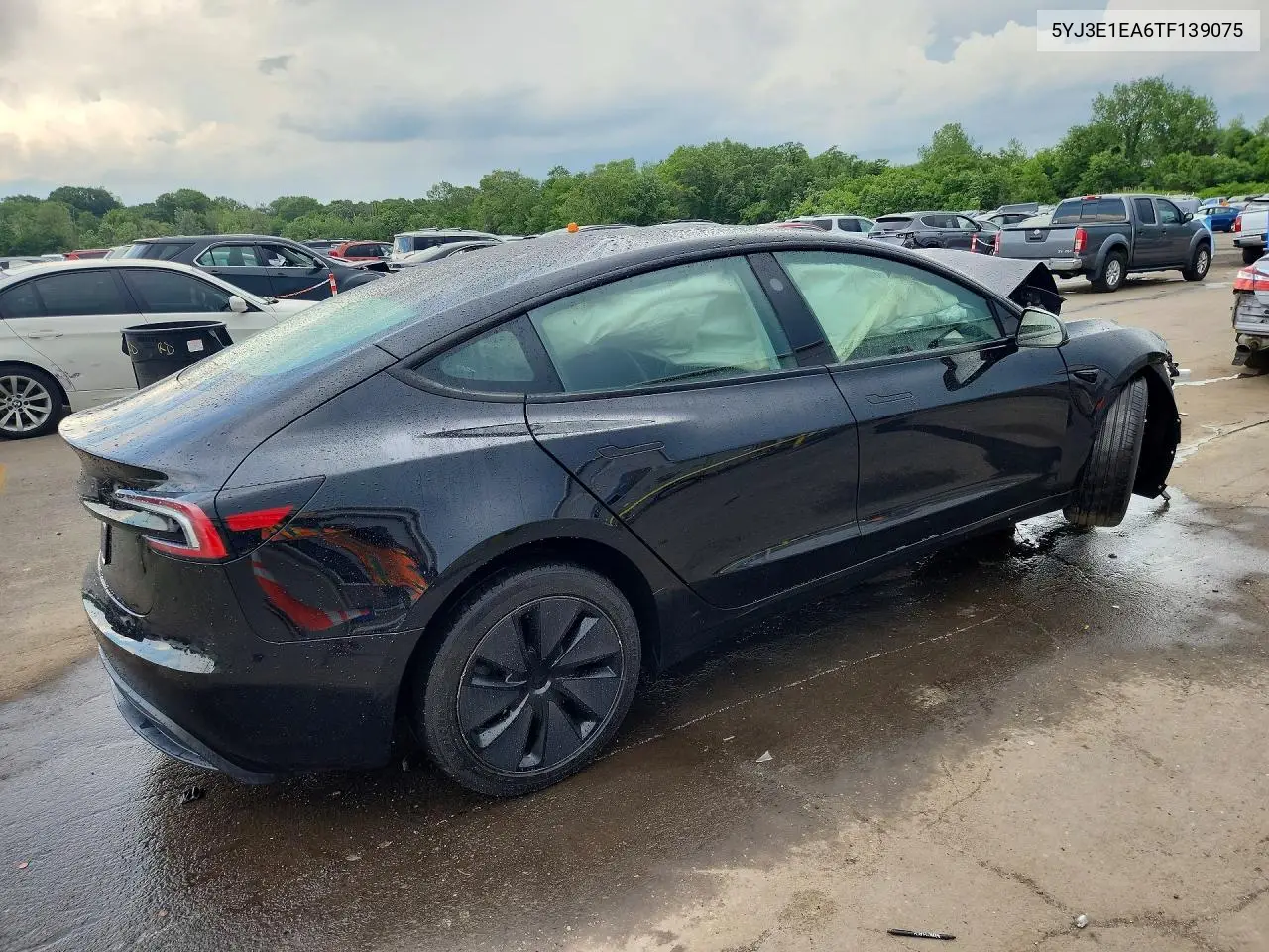 2026 Tesla Model 3 VIN: 5YJ3E1EA6TF139075 Lot: 56761886