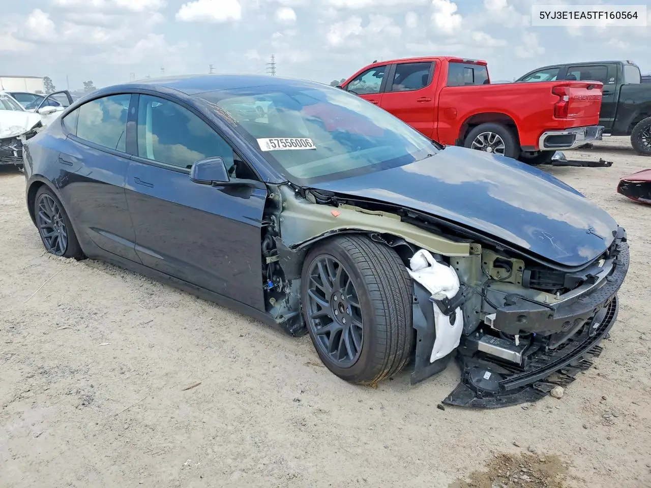 2026 Tesla Model 3 VIN: 5YJ3E1EA5TF160564 Lot: 57556006